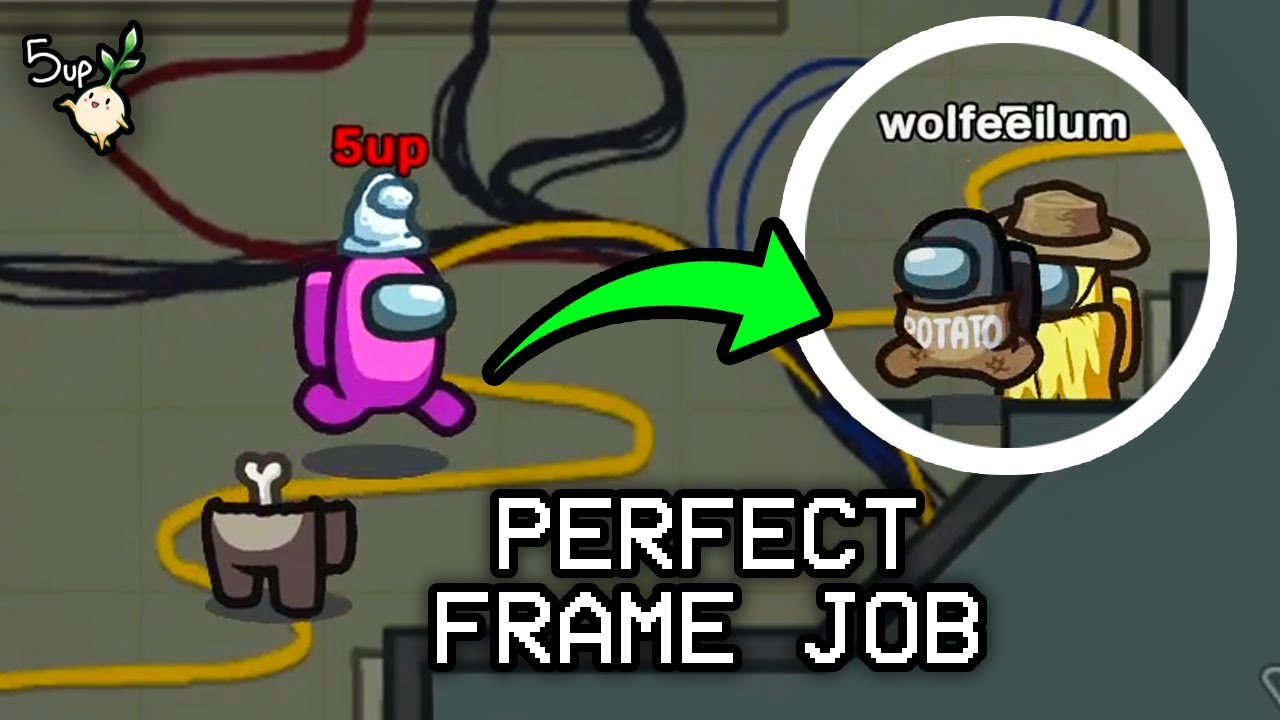 I pulled the greatest VENT FRAME in Among Us history