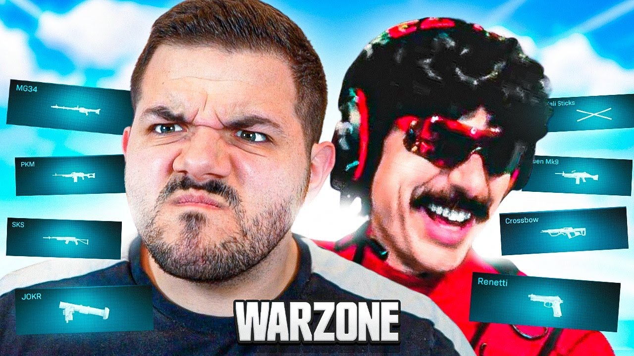 Warzone, but DrDisrespect picks my class...