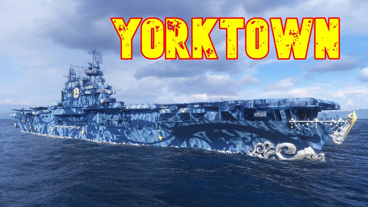 World of WarShips Yorktown - Full-Map Strike &ndash; 40 Torps, 40 Bombs!