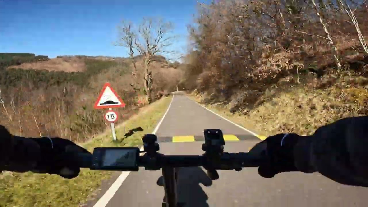 E-Bike HITWAY BK5s, Forest Drive ride