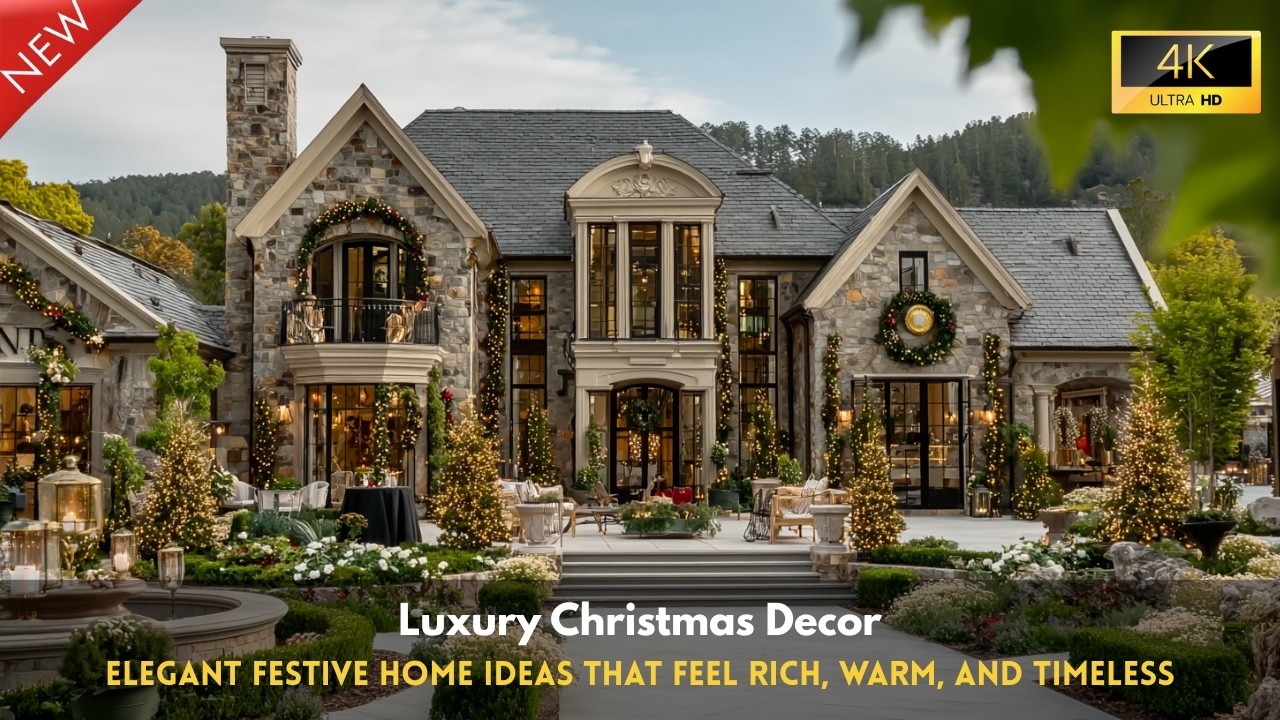 🎄Luxury Christmas Decor 2026: Elegant Festive Home Ideas That Feel Rich, Warm, and Timeless