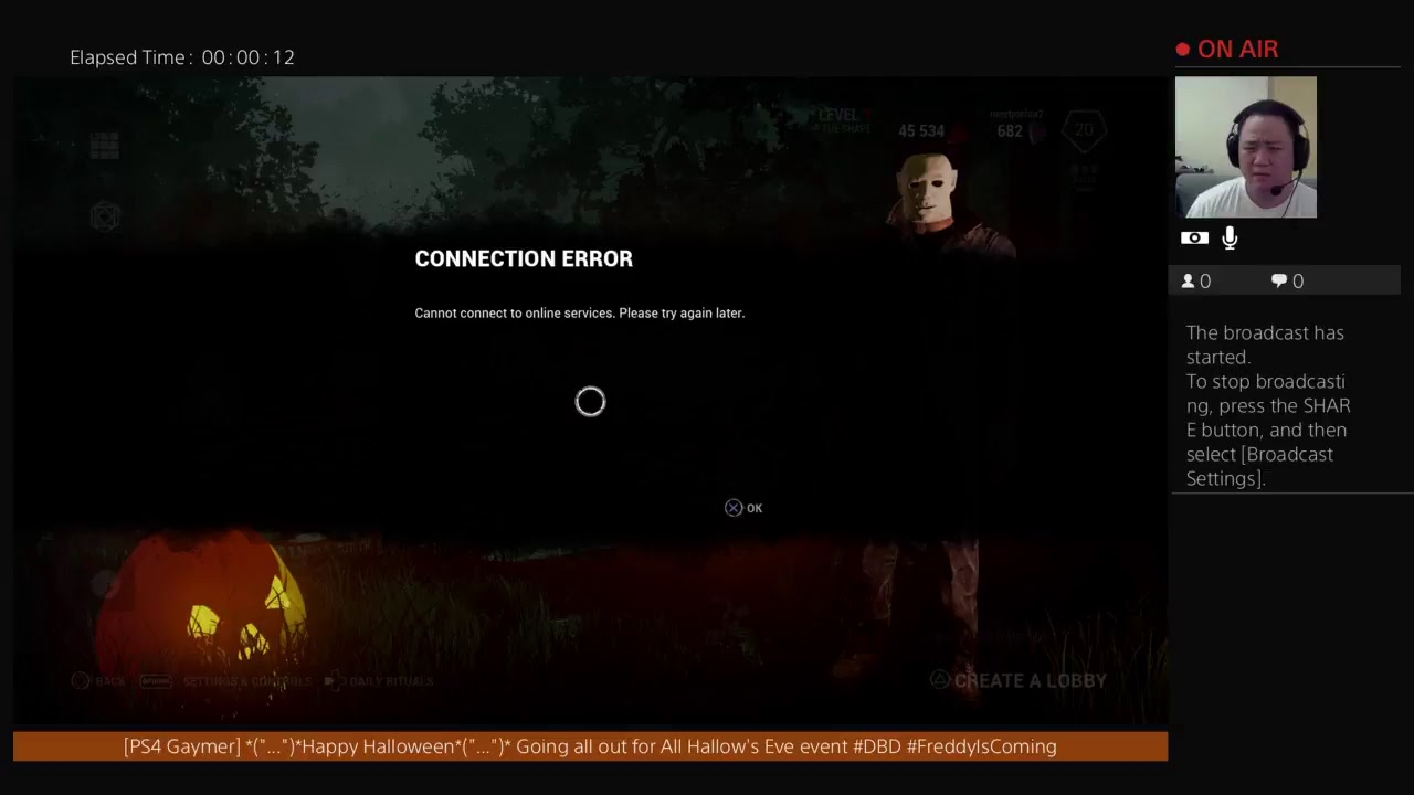 [PS4 Gaymer] Grinding Daily Rituals and Awesome Streamers #DBD #FreddyIsComing