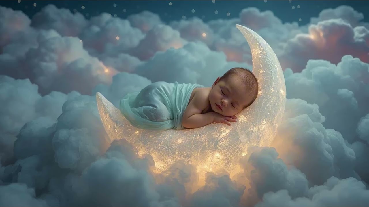 Sleep Instantly Within 5 Minutes 🌙 Gentle Bell Lullaby for Babies to Sleep Peacefully