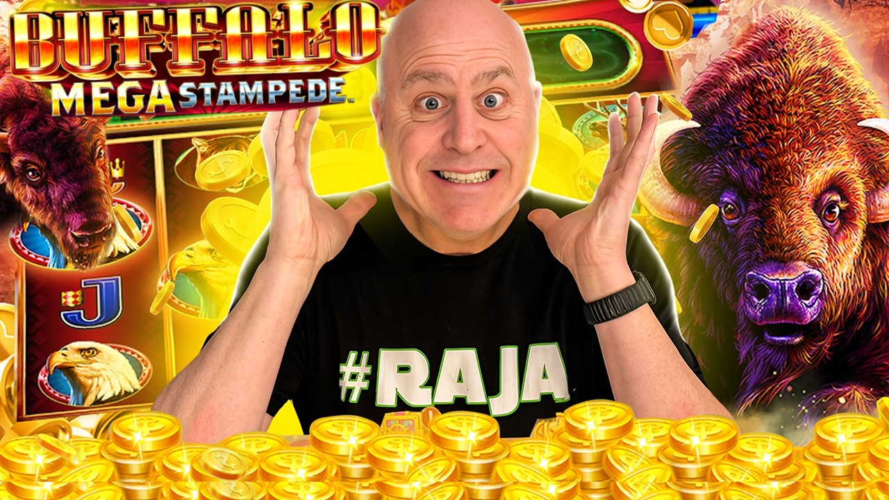 SUPER RARE GOLDEN BUFFALO on MAX BET!!!