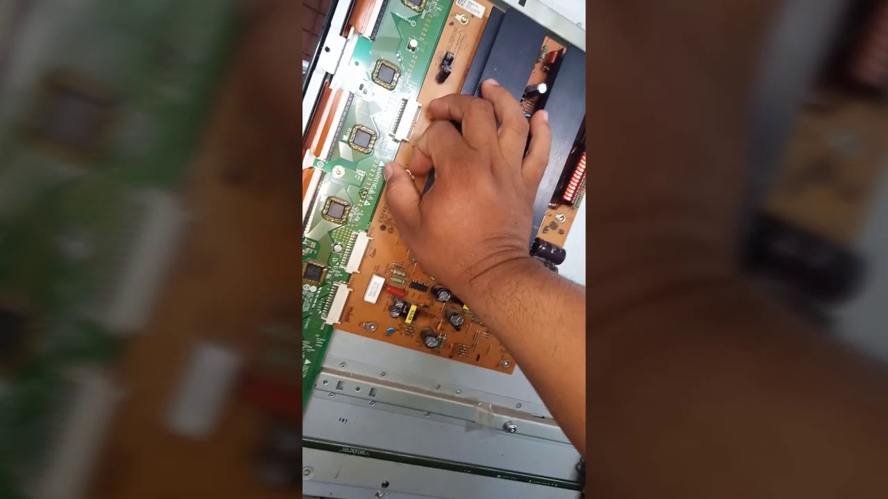 cara mudah perbaiki tv plasma 42pt350r.mati total.part2