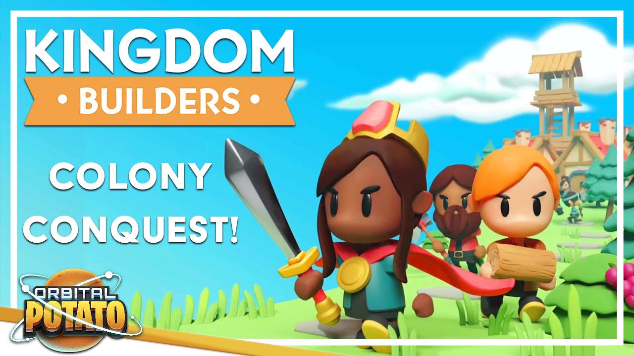 Building A KINGDOM! - Kingdom Builders - City Builder Colony Sim Game