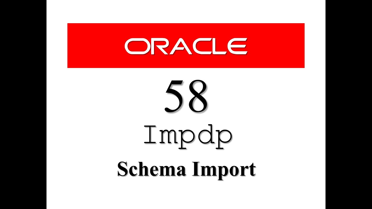 Учебник Oracle Database 58: Как импортировать схему с помощью REMAP_SCHEMA в impdp Data Pump Import