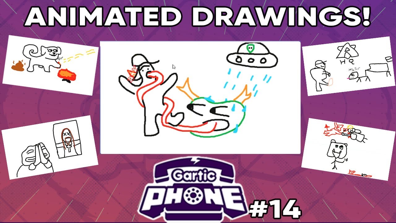 Animation Time (New Mode) | Gartic phone  /w AdmiralBulldog #14