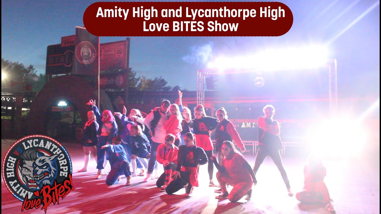 Amity High and Lycanthorpe High Love BITES Flash Mob Show | Thorpe Park Fright Nights Preview Event