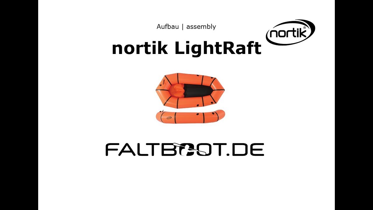 nortik LightRaft PackRaft assembly