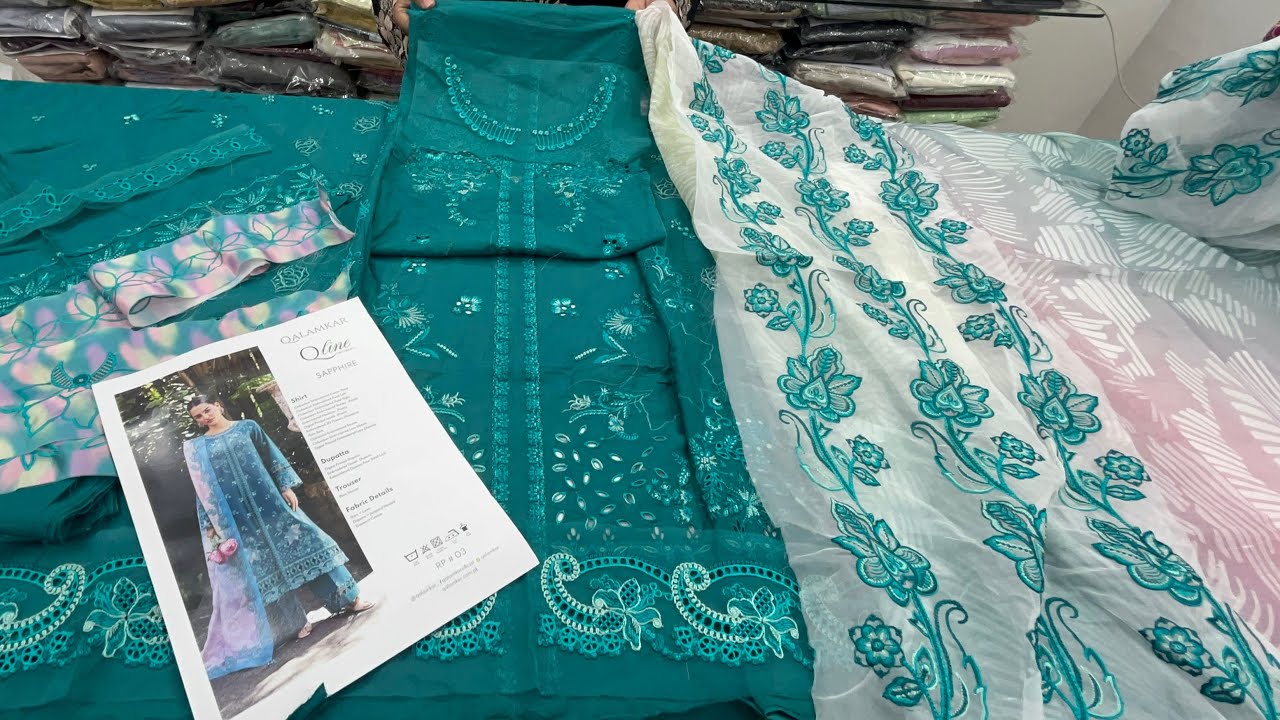 #qalamkar #qline #exclusive #eidcollection #dress #fashion #onlineshopping Order on watsap7610387608