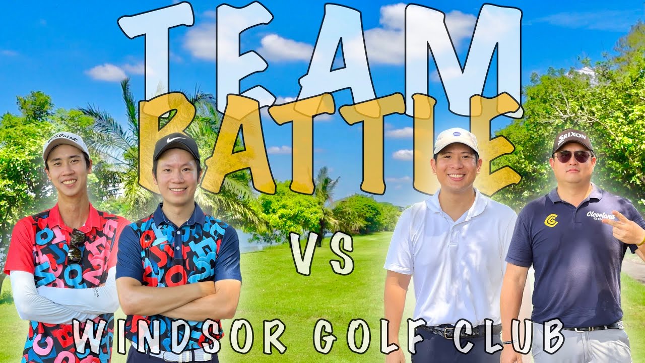 ศึกนี้หนักหนาท้าดวล 2 โปรสุดมัน || TEAM BATTLE || ft. Noelsutabutrgolf & Pro Kiwi (Windsor Park GC)