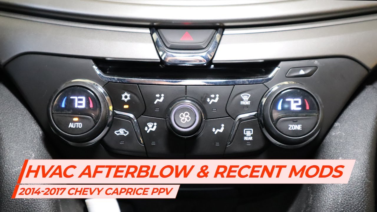 14-17 Chevy Caprice PPV - HVAC Afterblow / XM Radio Antenna / Front Sway Bar Bushings