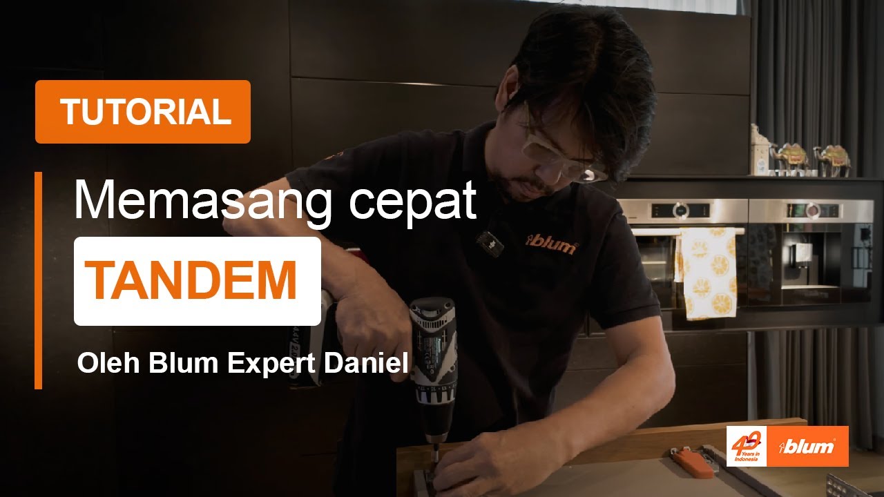 Cara pasang rel TANDEM dengan cepat