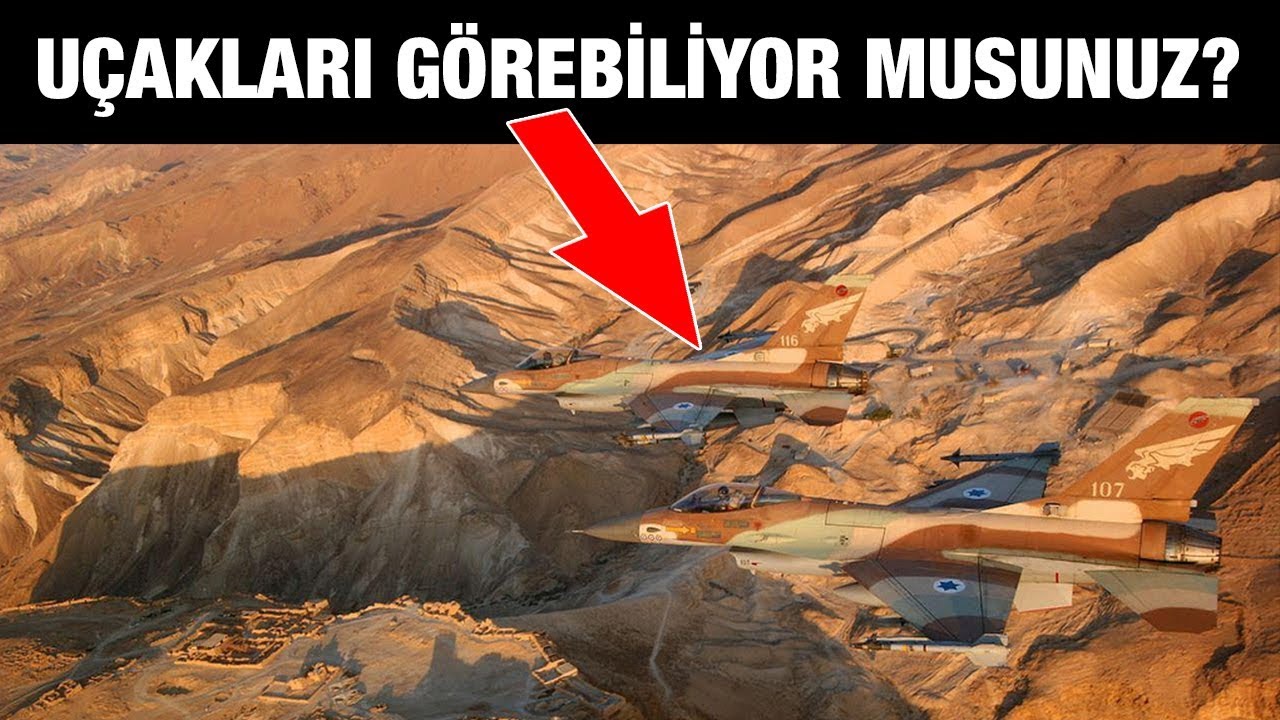 UÇAKLAR NASIL KAMUFLE OLUR?