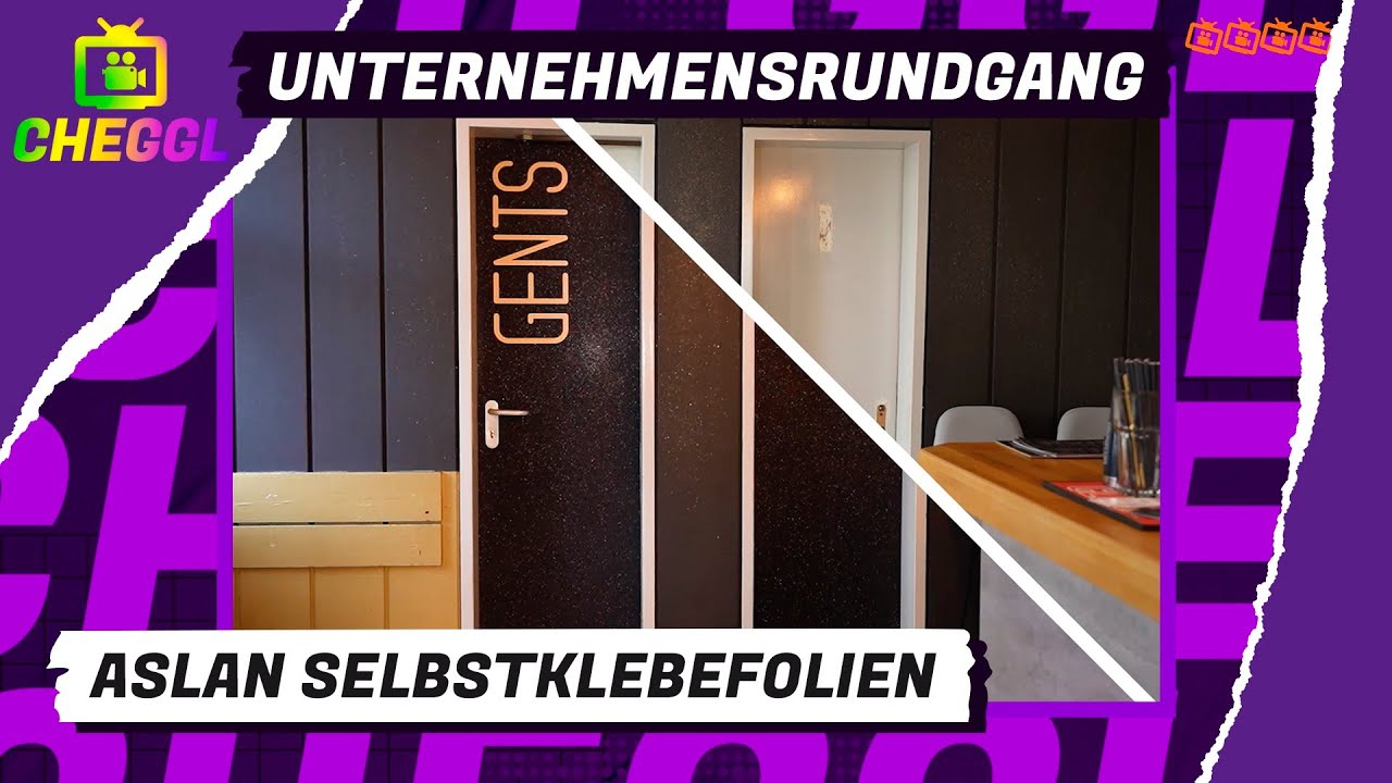 Aslan Selbstklebefolien: Videoproduktion Dienstleister | Cheggl Videomarketing Hamburg