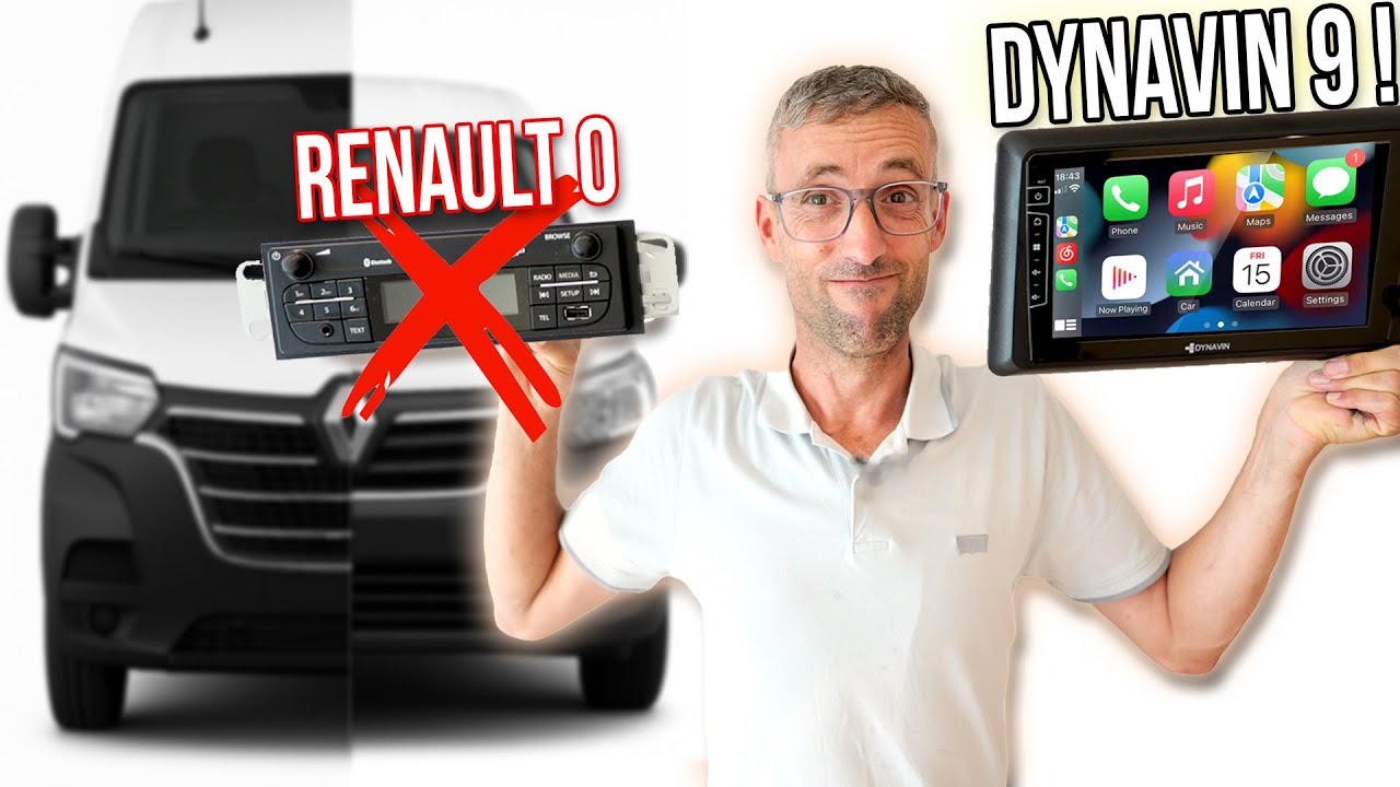 j'ai VIRÉ le VIEUX poste RENAULT MASTER (et j’suis pas déçu) TUTO INSTAL DYNAVIN ANDROID &  CARPLAY