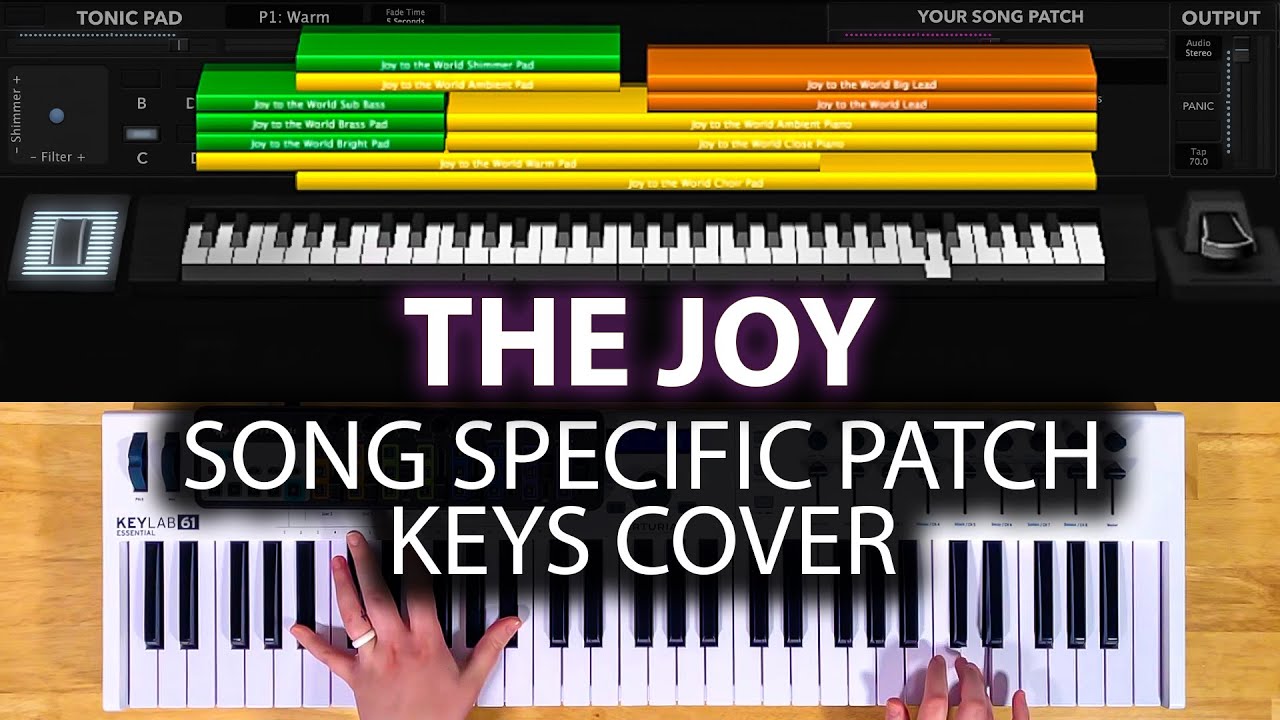 The Joy - MainStage patch keyboard cover- The Belonging Co