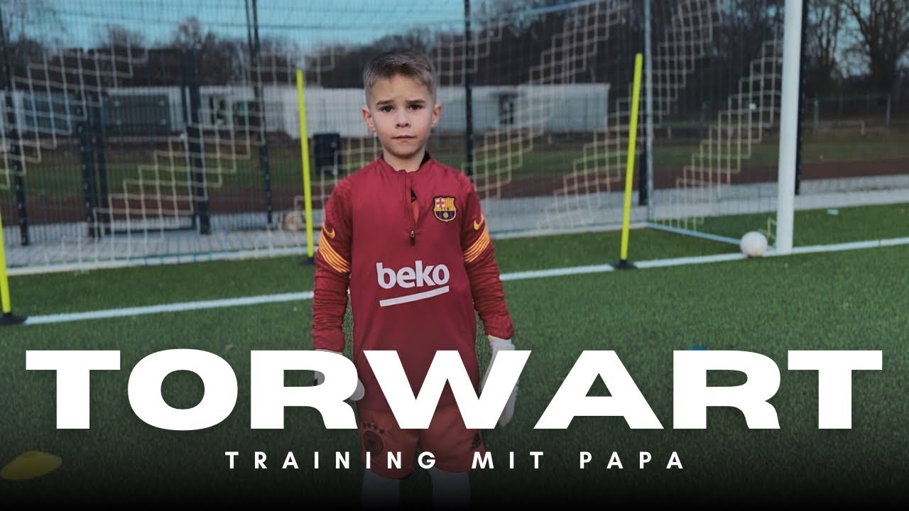 Gino 6 Jahre alt 🧤⚽ Torwarttraining mit Papa | Lebe deinen Traum
