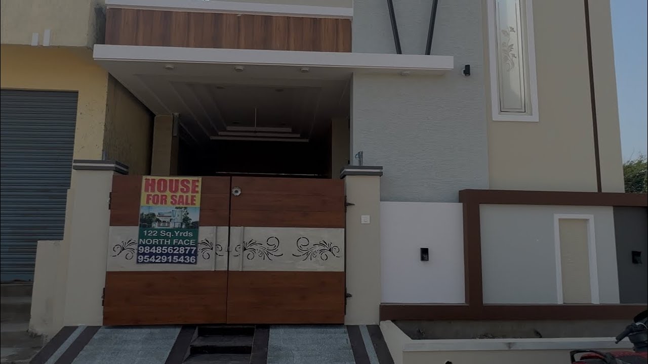 122sqyrd HMDA approved North facing house in Korremula with low price.