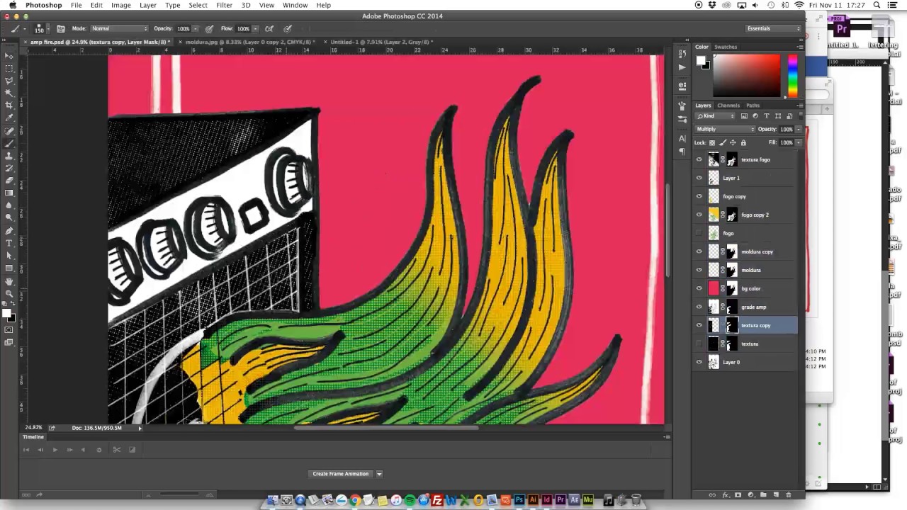 Showcase Elemess @ SIM 2016 (Processo de cria&ccedil;&atilde;o do poster)
