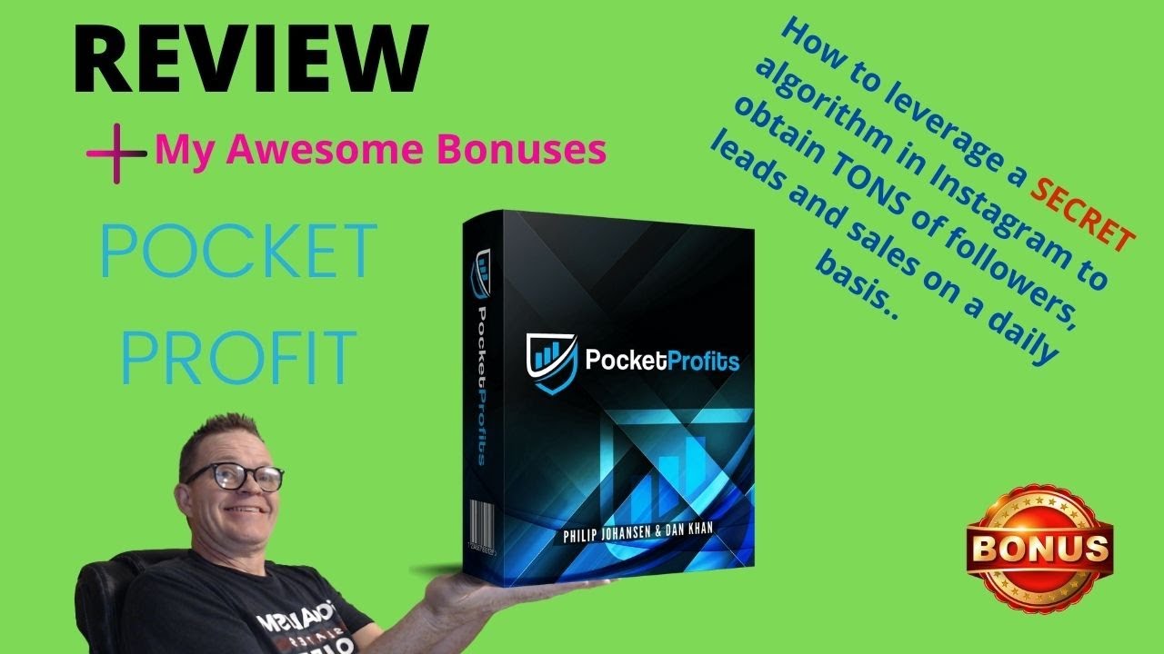 POCKET PROFIT REVIEW📣 DISCOVER A LITTLE KNOWN SECRET TO MAKE MONEY ON INSTAGRAM➕MY AWSOME BONUSES