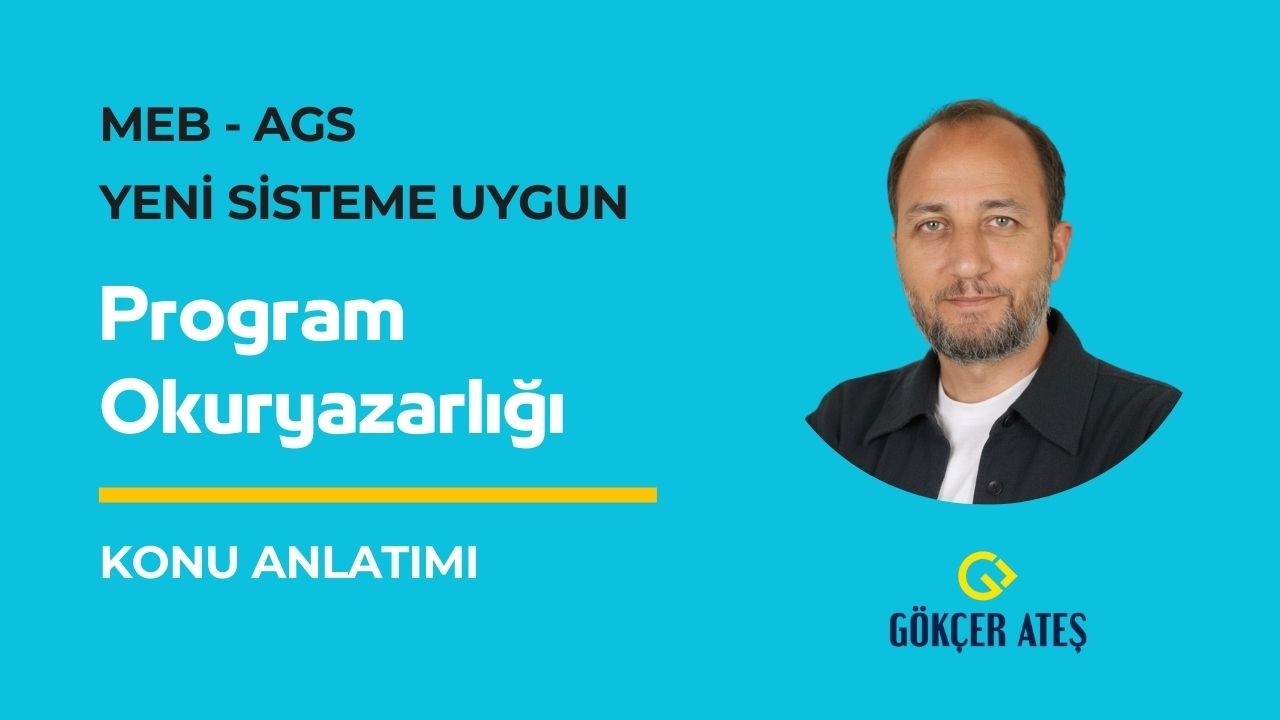 2026- MEB- AGS I Program Okuryazarlığı I