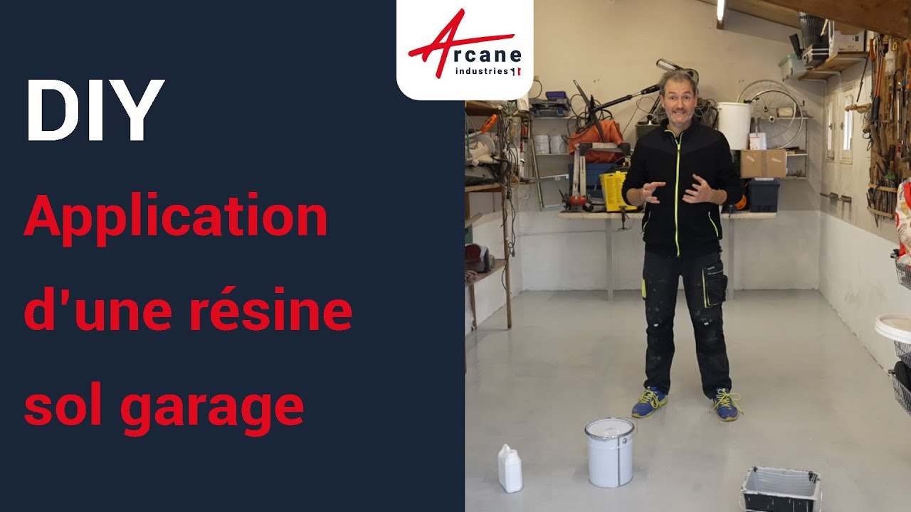 Résine sol garage : tuto - Comment transformer un sol garage avec notre peinture époxy REVEPOXY ?
