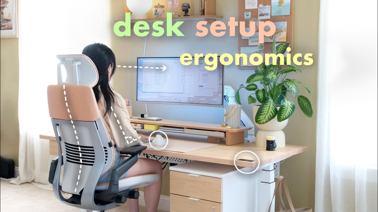Эргономика рабочего стола🧘🏻‍♀️ | стол для работы стоя, эргономичное кресло, технологии, осанка