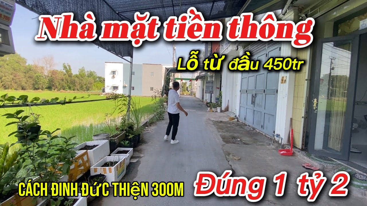 Quá khổ đành bán lỗ | Mặt tiền lớn thông ra Đinh Đức Thiện | Ms01