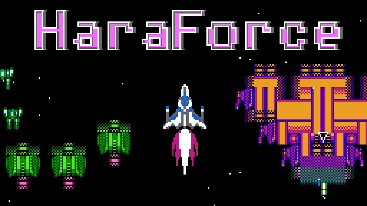 HaraForce (MMC5 hack) | Gameplay | NES/Famicom