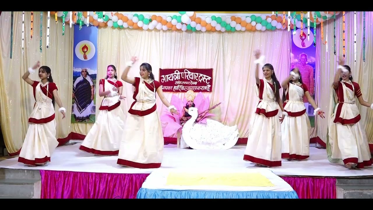 सरस्वती वंदना || वीणा वादिनी ज्ञान की देवी || SARASWATI  VANDANA DANCE ||