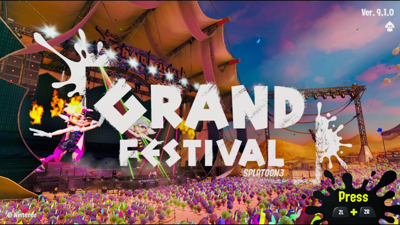 Splatoon 3 Grand Festival Day Concert - Squid Sister Focus [Close Up Version]