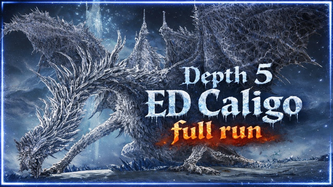 Depth 5 ED Caligo full run - ironeye trio (2 hit taken in all run)
