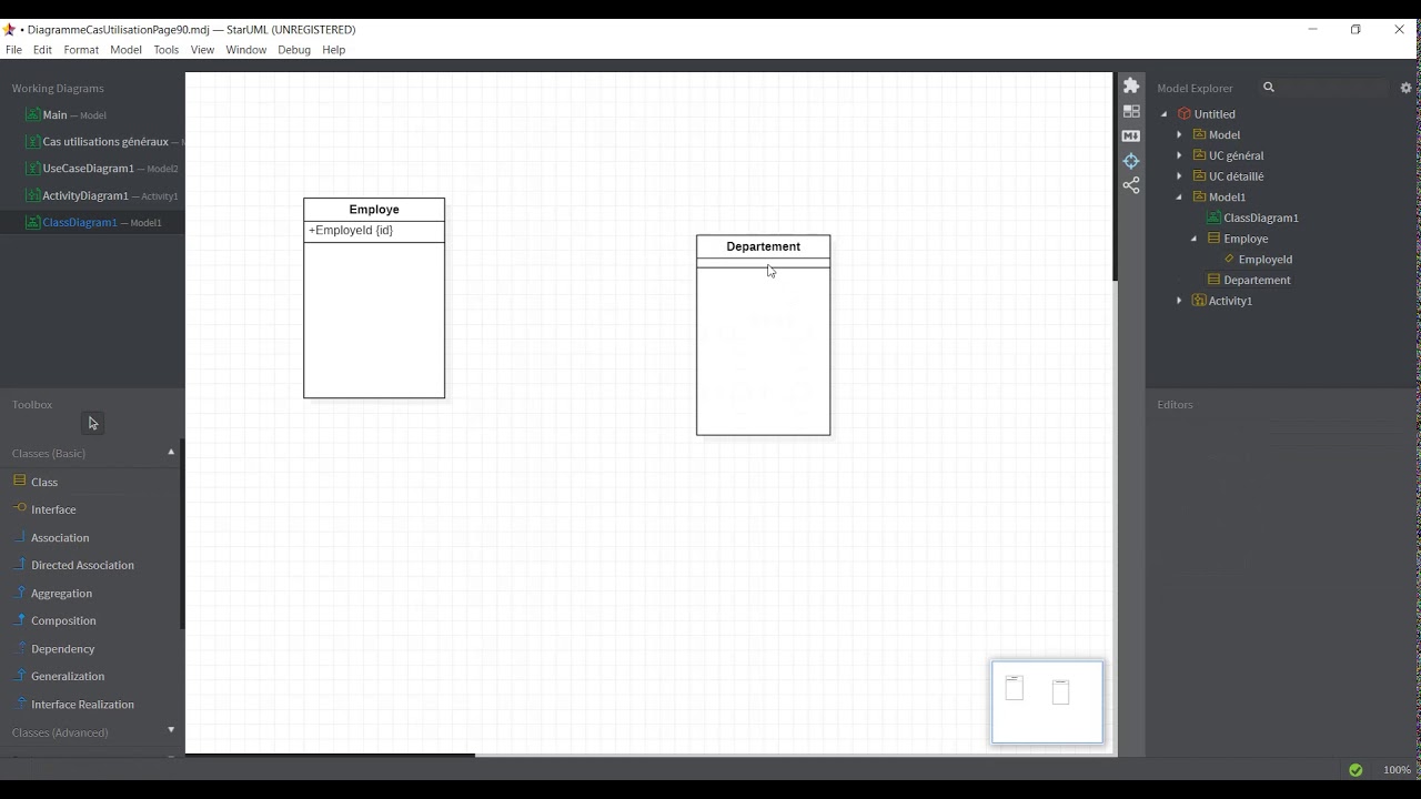 05 | Diagramme de classes sous StarUML