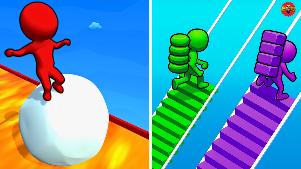 Snow Race Vs Bridge Race | Max Gameplay Walkthrough | New Update