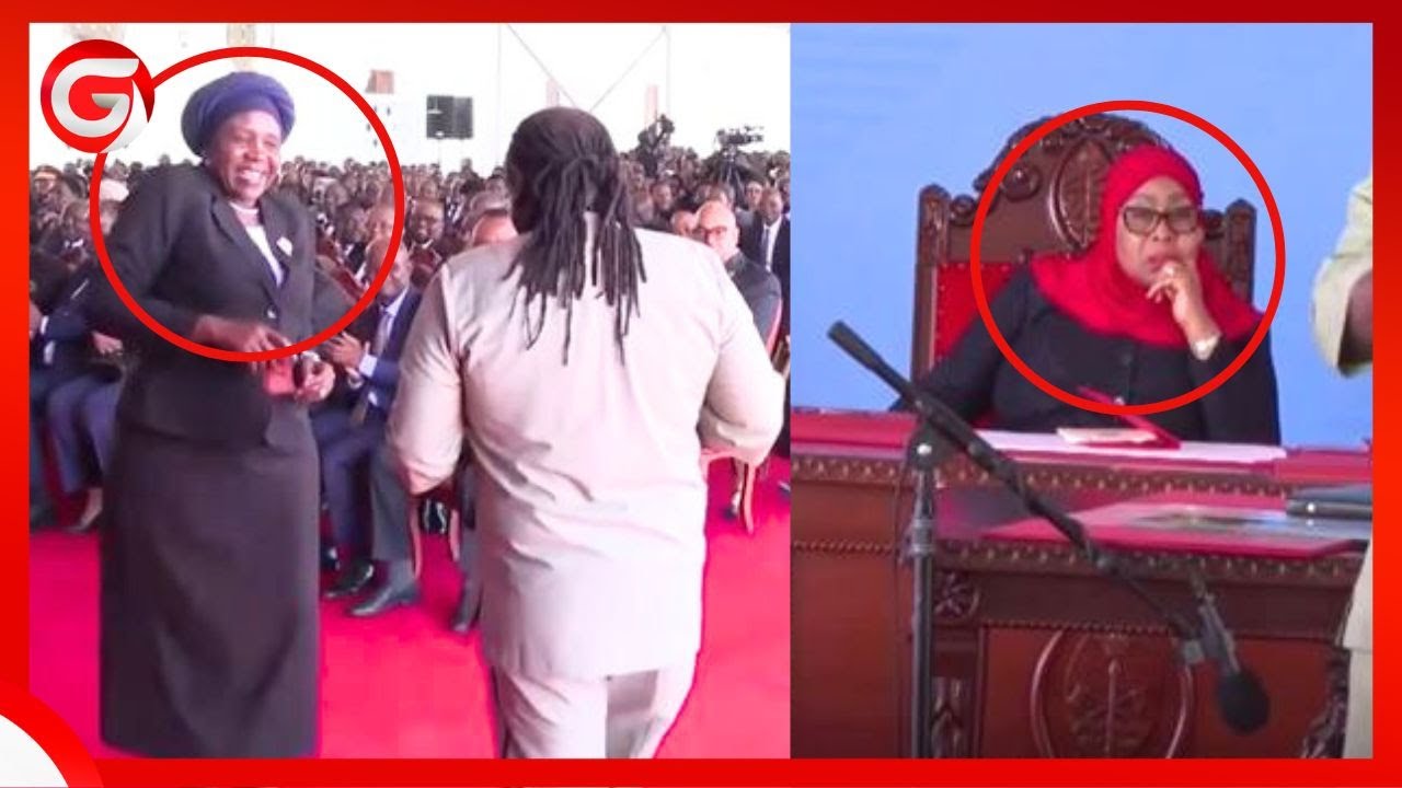 MBELE ya RAIS SAMIA - WAZIRI GWAJIMA ANYANYUKA KUCHEZA MUZIKI wa MRISHO MPOTO na KUMTUNZA PESA....