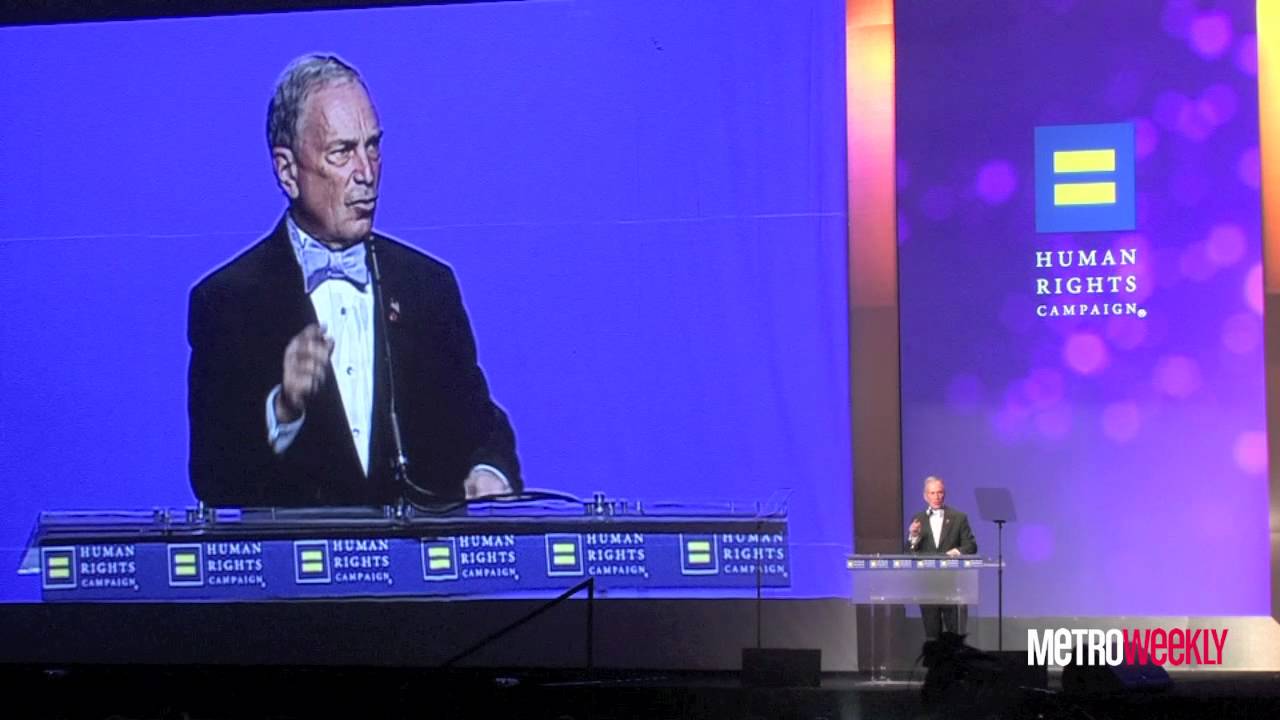 Bloomberg Speaks at 2011 HRC National Dinner
