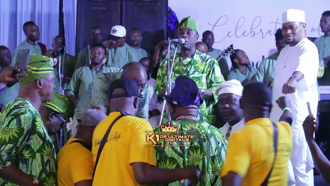 King Wasiu Ayinde Marshal Performs Live at Late Angelina Aduke Cole’s Remembrance Ceremony 