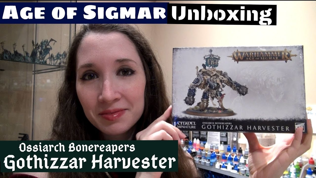 Gothizzar Harvester for Ossiarch Bonereapers  Unboxing and Review