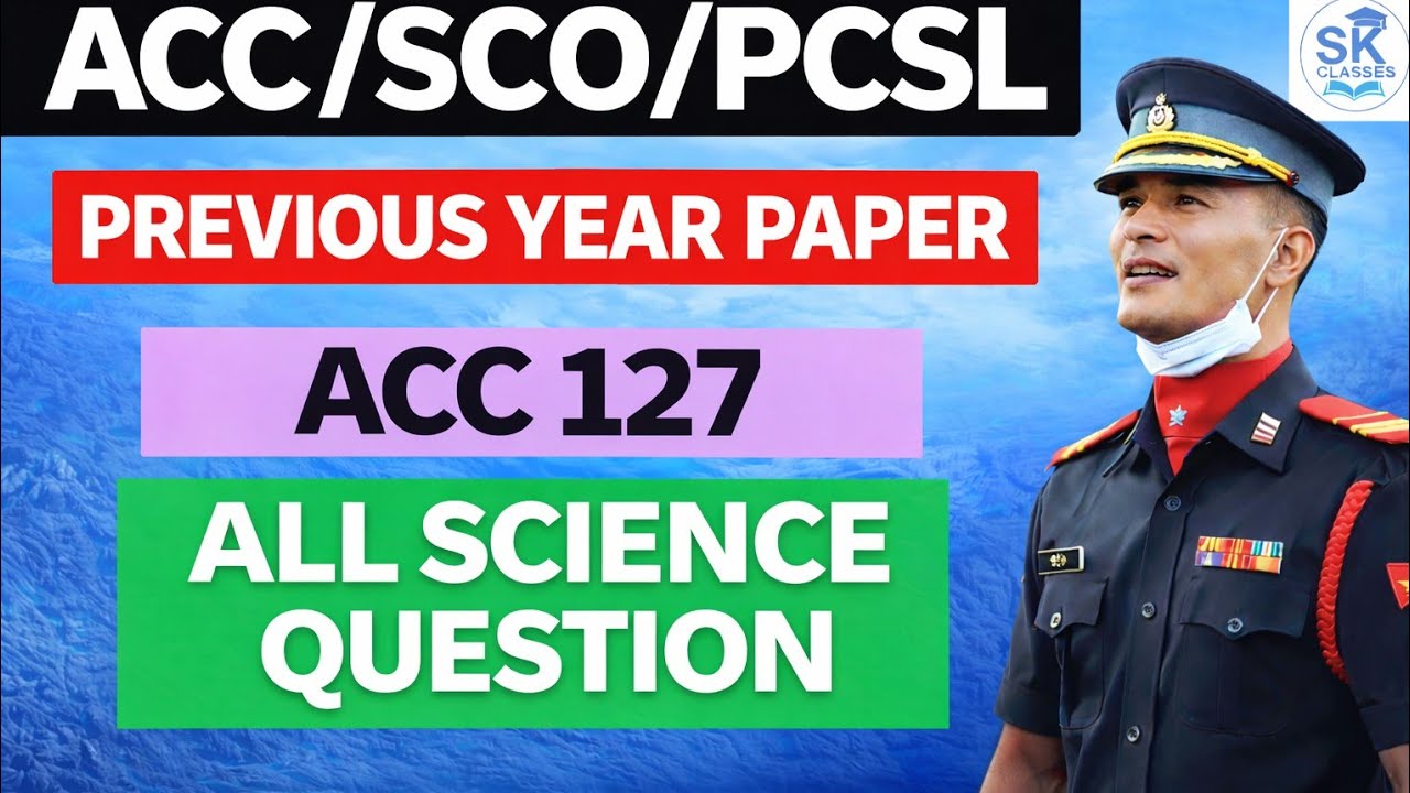 ACC 127 All Science question 