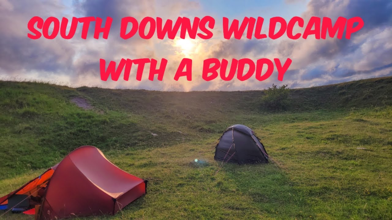 Summer Wildcamp on the South Downs in a Hilleberg Soulo tent