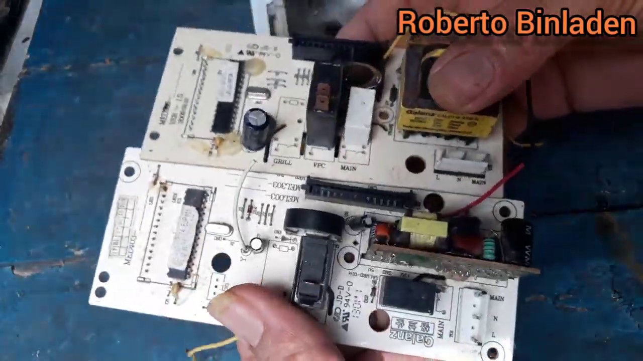 Como consertar placa de potencia de microondas LG