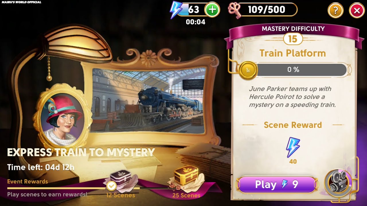 June's Journey Secrets 37 Scene 15 Train Platform Word Mode 4K ULTRA HD