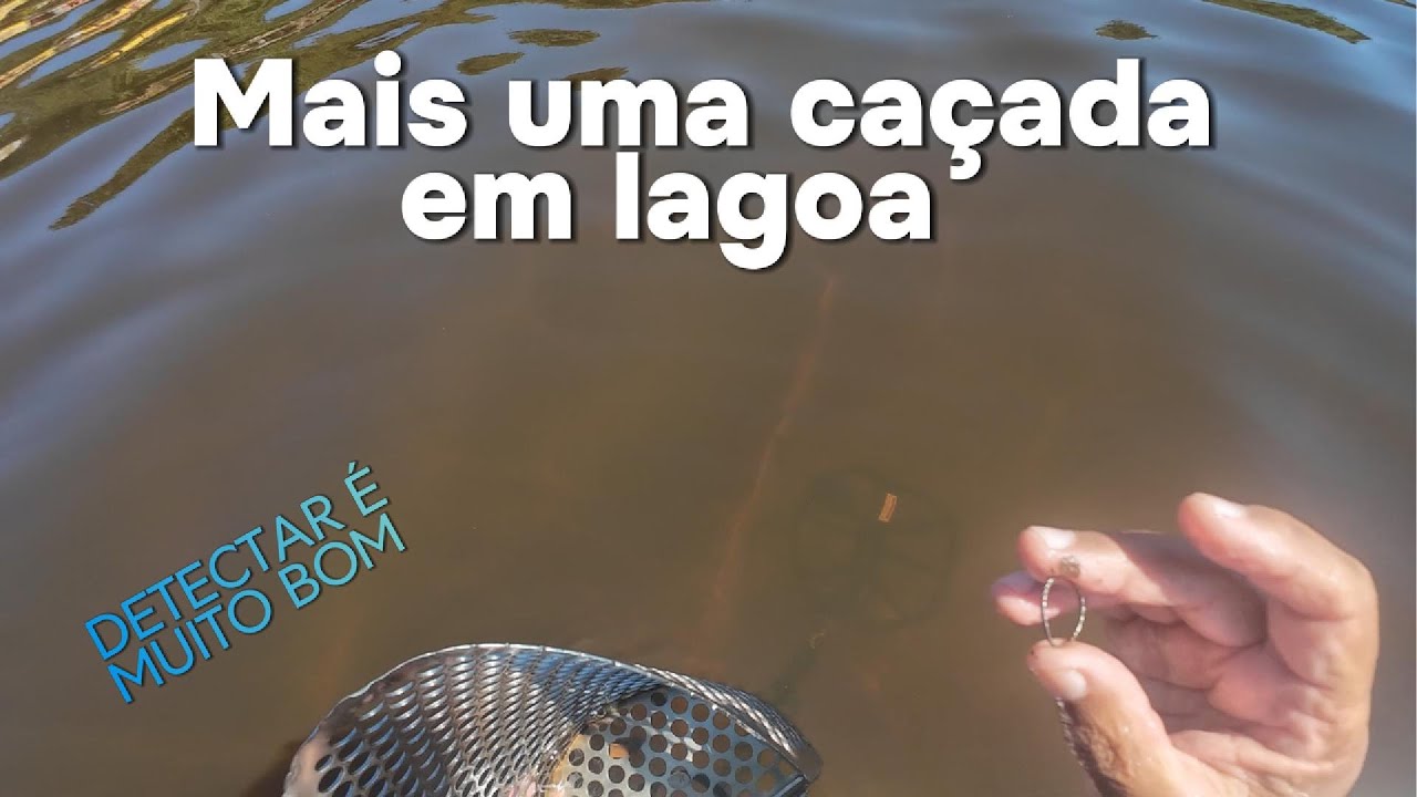 Mais uma caçada em lagoa. Só aventura. #detectorismo #caçdasemlagoa