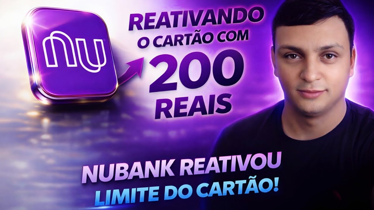 💳 NUBANK ESTÁ OFERECENDO ESSA OPORTUNIDADE PARA REATIVAR O CARTÃO DE CRÉDITO, CONFIRA COMO FUNCIONA.
