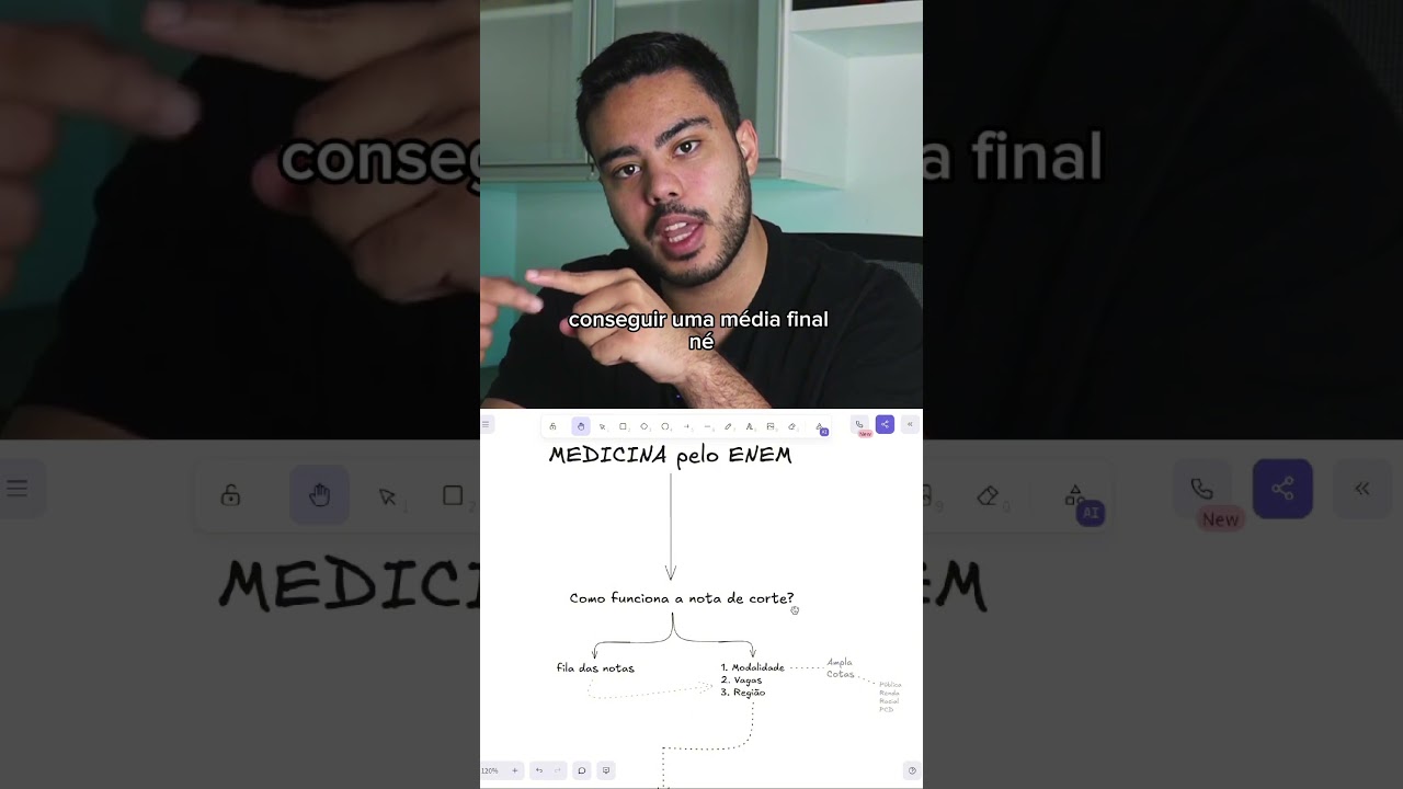 Professor explica o que &eacute; NOTA DE CORTE do enem #enem2024 #escola #professor