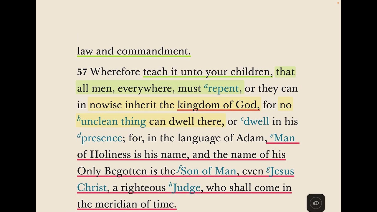 CFM S3E45. Moses 6:50-68