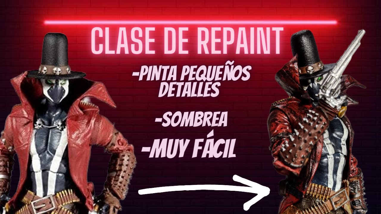 Las mejores técnicas para repintar tus figuras de SPAWN | repaint #3 | @BandaiNamcoMexico