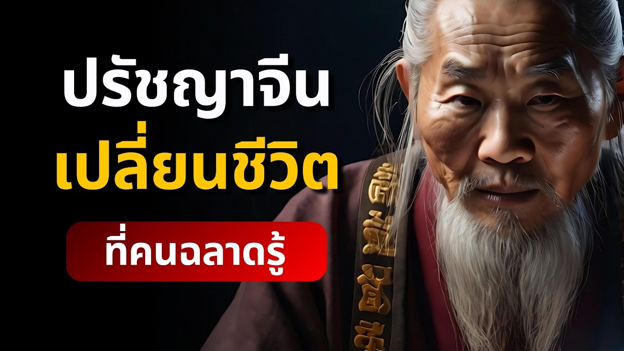 ปรัชญาจีนเปลี่ยนชีวิต ที่คนฉลาดต้องรู้ (ฟังแล้วไม่เสียใจในภายหลัง)